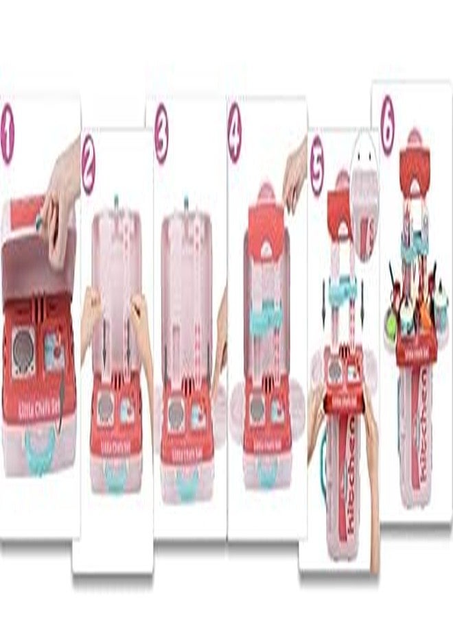 Mahi Enterprise 3-in-1 Carry-Along Kitchen Toy Set - 19-Piece Pretend Cooking Set for Girls, Boys and Toddlers (Multicolor) - Image 3